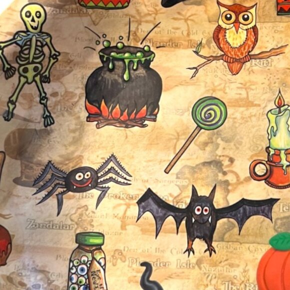 Halloween Candy Bowl Trick-or-Treat Spooky Seasonal Serving Dish Sturdy Plastic - Picture 8 of 10